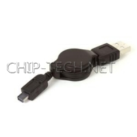 USB переходник (адаптер) Mini USB 5-Pin папа в USB A папа